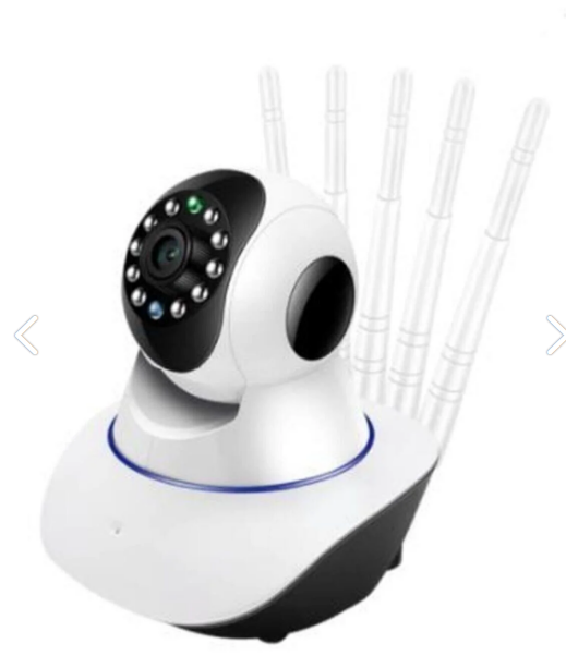 360° Wifi Ip Güvenlik Kamera 5 Antenli Gece Görüşlü Sensörlü Harekete Duyarlı Sesli